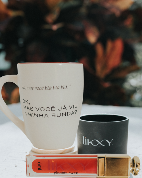 BOM DIA, RAINHA: Gloss, Caneca & Vela
